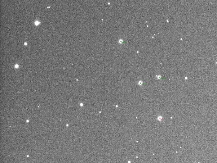 Mapka - GJ 436, JD 2458566.50124