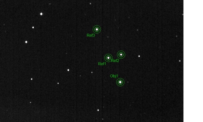 Mapka - GJ 436, JD 2458566.49689