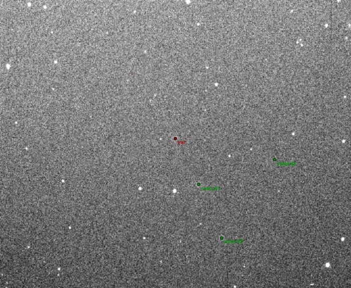 Mapka - GJ 436, JD 2458619.34699