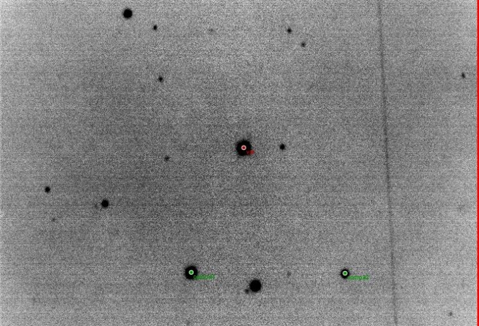 Mapka - GJ 436, JD 2458886.41698