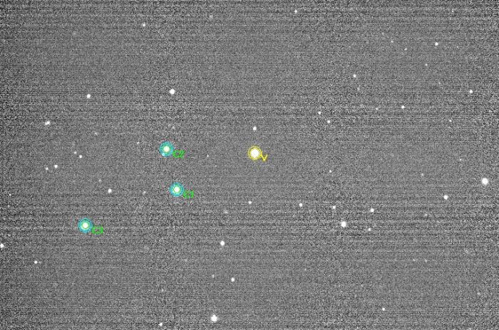 Mapka - GJ 436, JD 2458894.32560