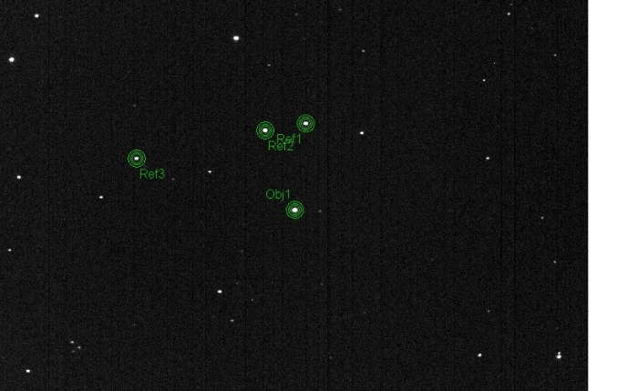 Mapka - GJ 436, JD 2459674.28389