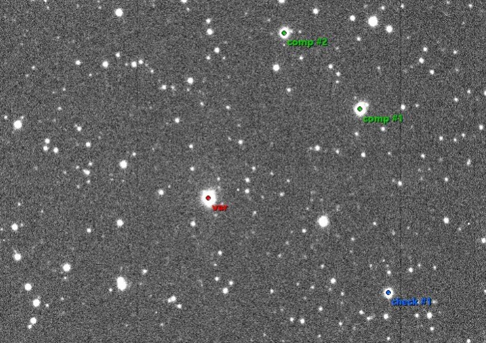 Mapka - TOI-1518, JD 2459108.37840