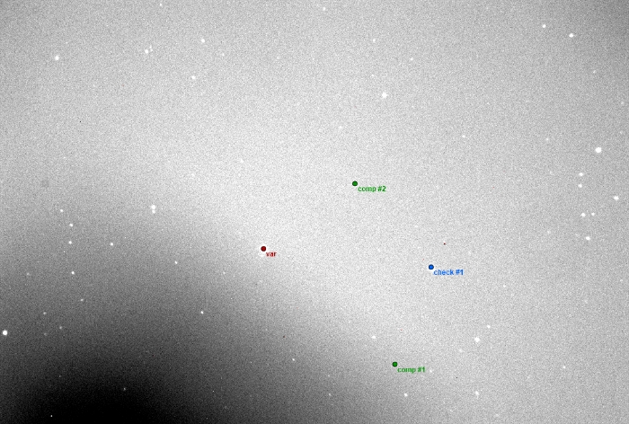 Mapka - TOI-1518, JD 2459150.38421