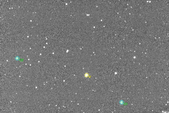 Mapka - TOI-1518, JD 2459192.19934