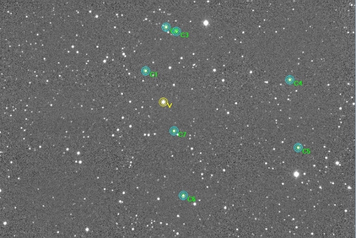 Mapka - TOI-1516, JD 2459655.50597
