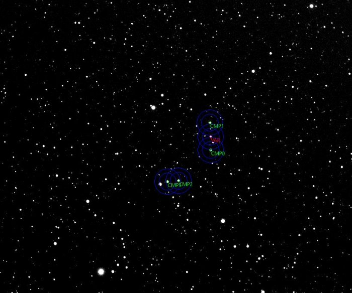 Mapka - TOI-2154, JD 2459955.36406