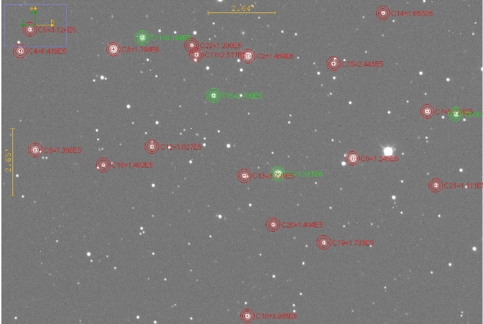 Mapka - TOI-1694, JD 2459963.27870