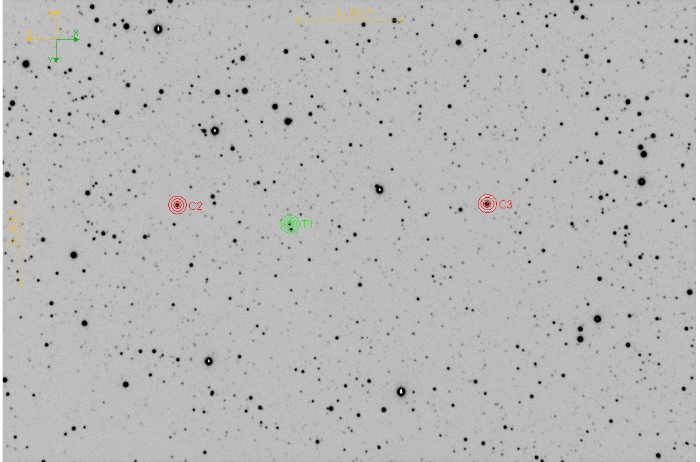 Mapka - TOI-3528, JD 2460129.38858