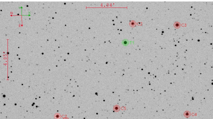 Mapka - TOI 1425.01, JD 2460468.42678