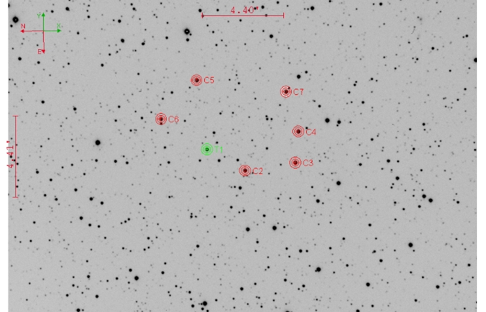 Mapka - TOI-2570, JD 2460609.45628