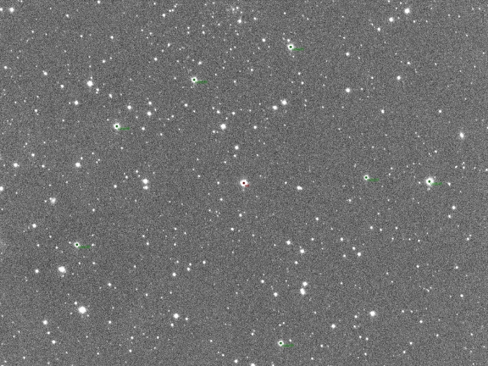 Mapka - TOI-157, JD 2460625.70903