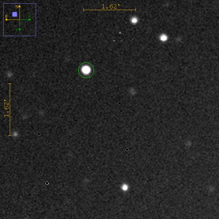 Mapka - KELT-1, JD 2460634.24409