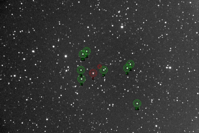 Mapka - TOI-1516, JD 2460638.26920