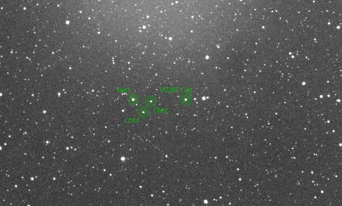 Mapka - V0387 Cyg, JD 2460630.20126