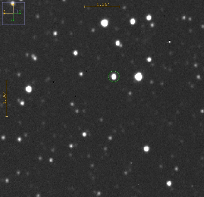 Mapka - TOI-3688 A, JD 2460643.24622