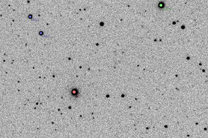 Mapka - V0451 Oph, JD 2454321.38408