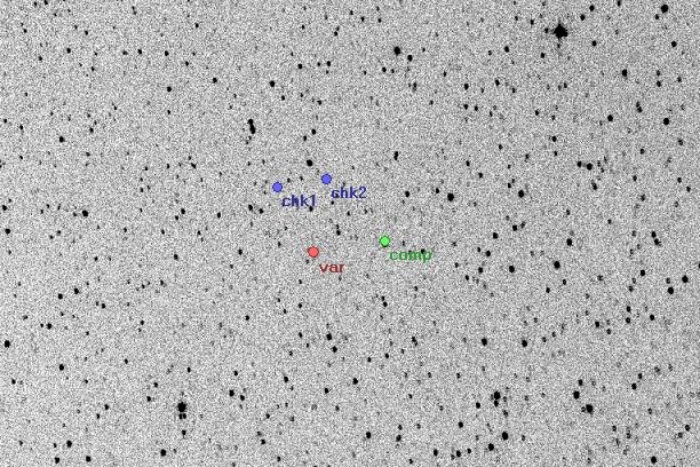 Mapka - V0785 Cas, JD 2454507.35653