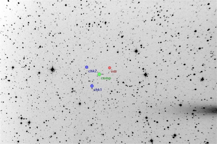 Mapka - V1435 Her, JD 2454947.35076