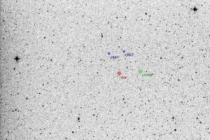 Mapka - V0785 Cas, JD 2455100.41113