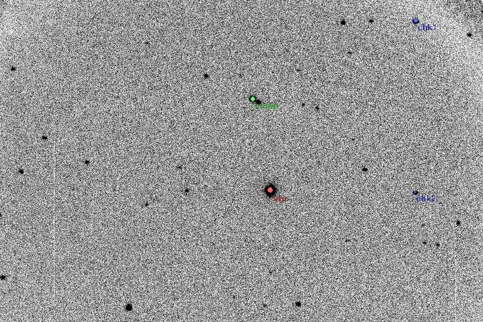 Mapka - V0829 Her, JD 2455306.42996