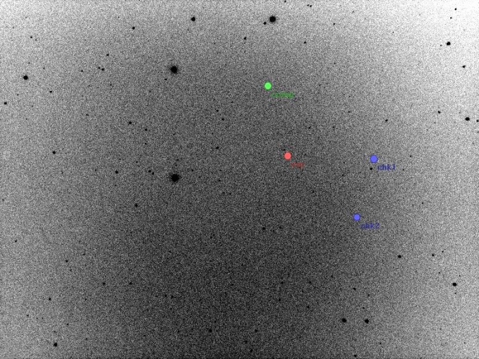 Mapka - V0667 Vir, JD 2455313.31463