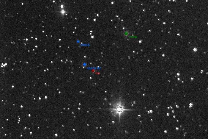 Mapka - V0881 Per, JD 2455800.51956