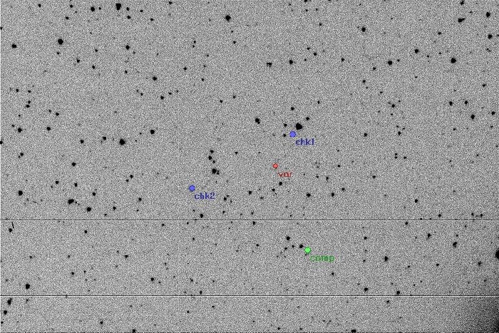 Mapka - V0567 Aur, JD 2455857.40287
