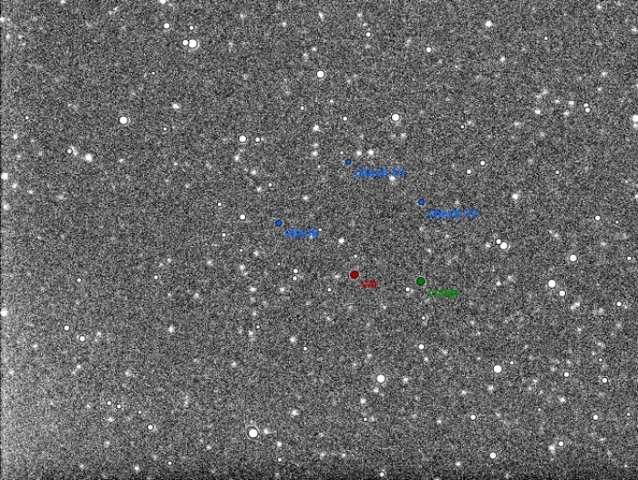 Mapka - V0688 Aql, JD 2456111.34545