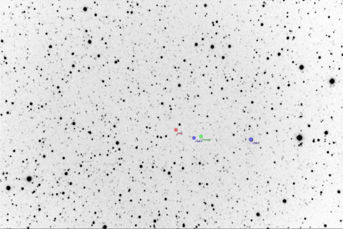 Mapka - V2240 Cyg, JD 2456169.28429