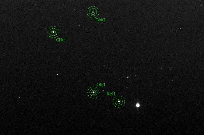 Mapka - V0808 Cep, JD 2456169.30757