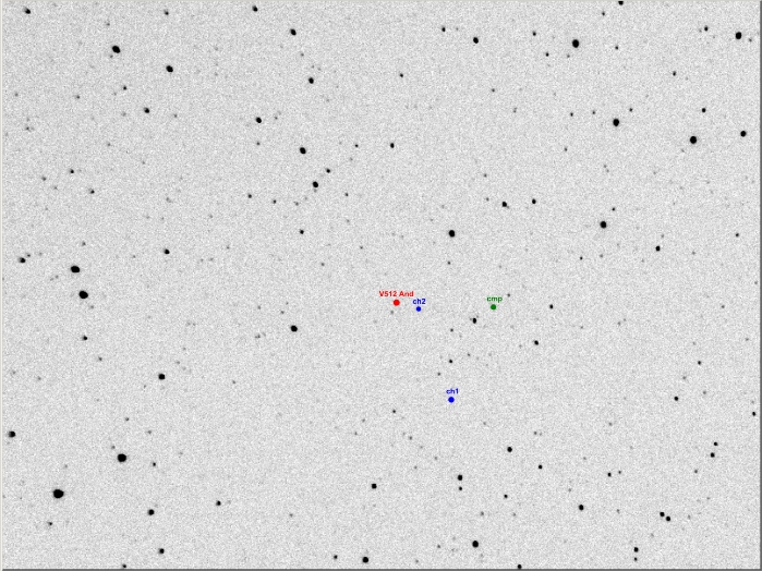 Chart - V0512 And, JD 2456568.48087