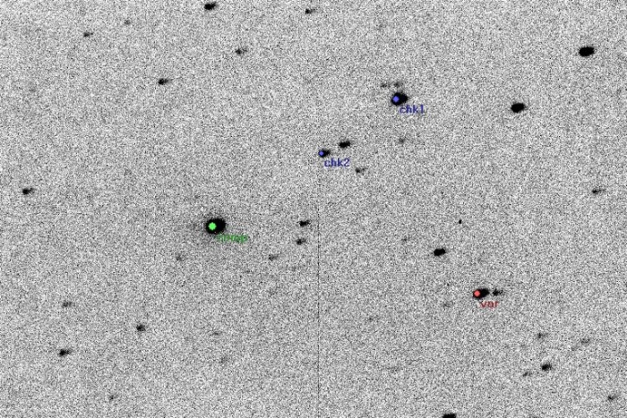 Chart - V0574 Lyr, JD 2456590.23587