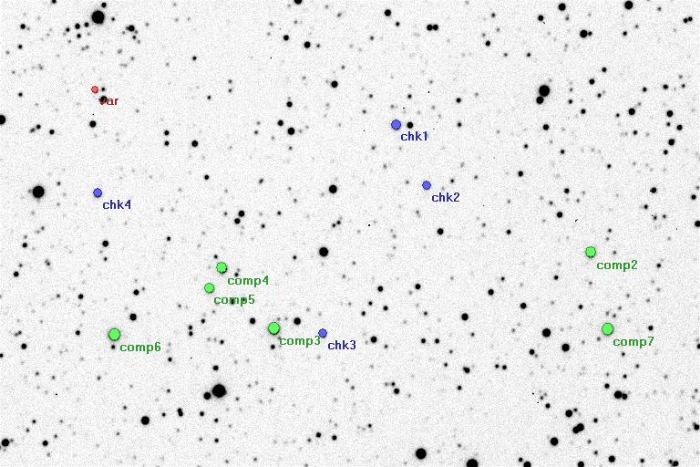 Chart - V0806 Aur, JD 2456639.39145