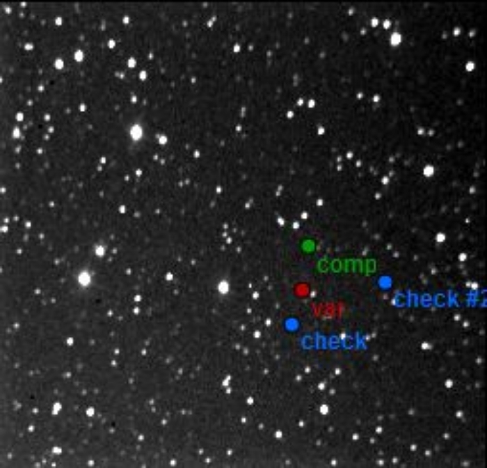 Chart - V0882 Mon, JD 2456703.30128