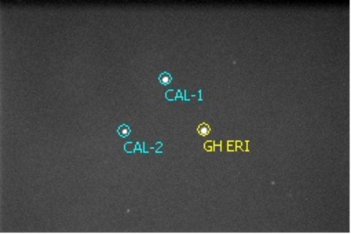 Chart - GH Eri, JD 2456953.73014