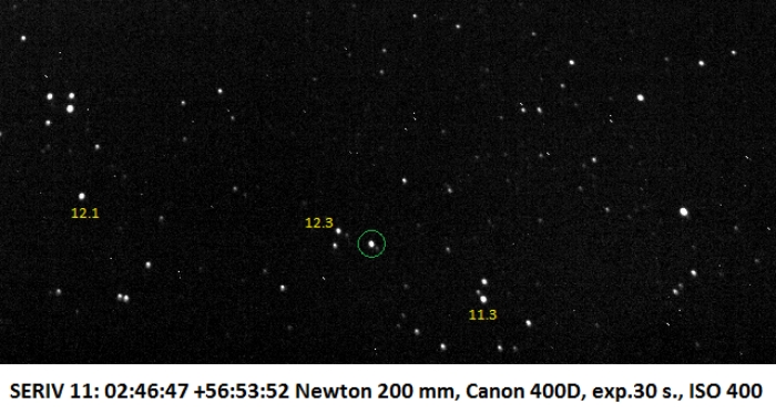 Chart - SERIV 11, JD 2457613.36653