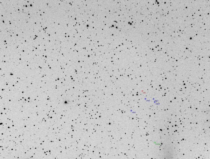 Chart - CzeV540, JD 2457661.26768