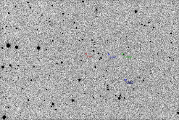 Chart - HS 2231+2441, JD 2457980.32871