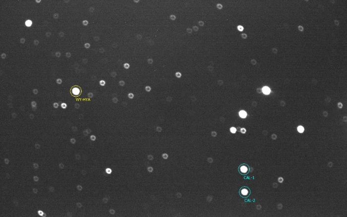 Chart - WY Hya, JD 2458083.75804