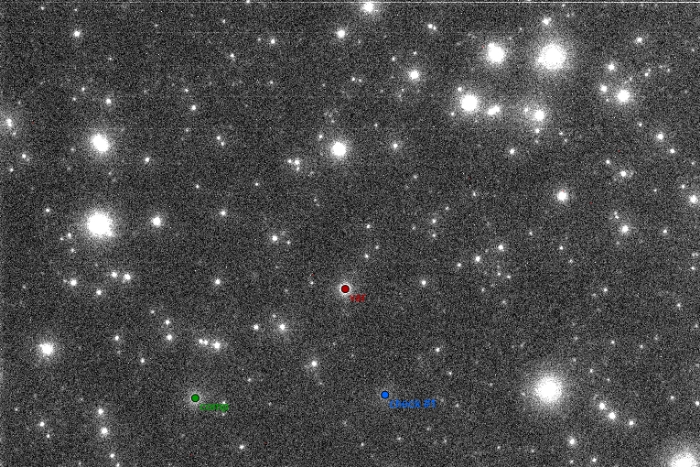 Chart - V0371 Sge, JD 2458396.28479