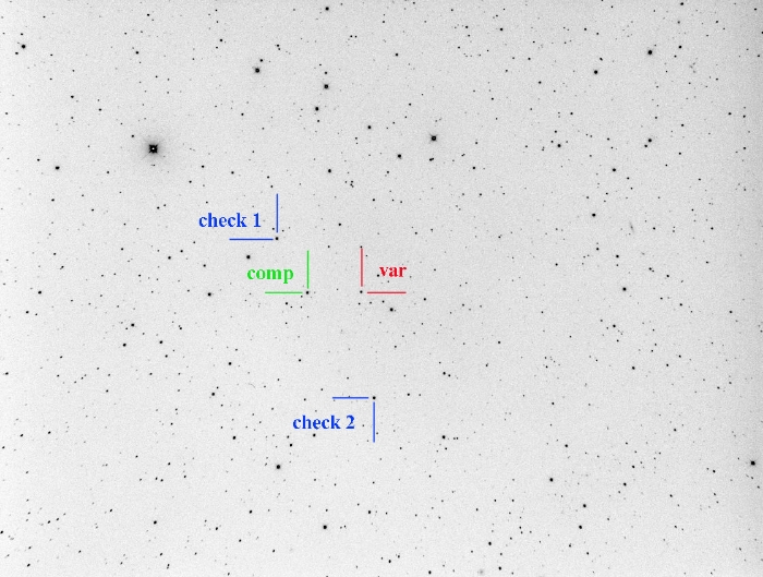 Chart - EH Cnc, JD 2458542.24631