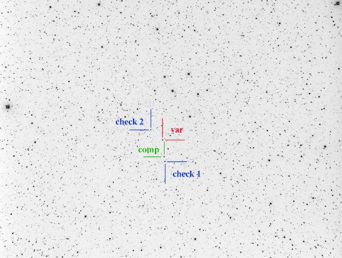 Chart - V1815 Cyg, JD 2458691.36050