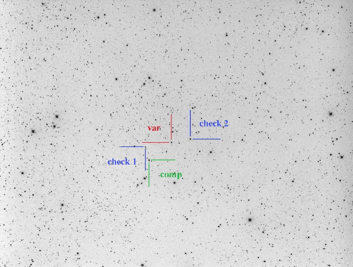Chart - CW Cas, JD 2458764.23266