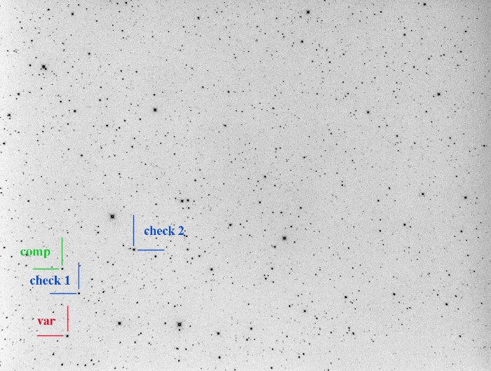 Chart - V0607 Cam, JD 2458502.22380