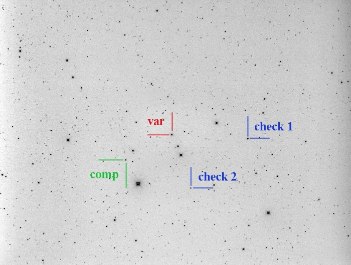 Chart - RZ Tau, JD 2458888.22899