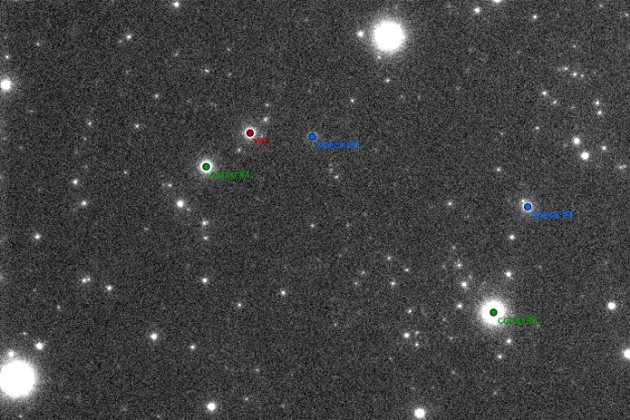 Chart - IO Cep, JD 2458117.19108