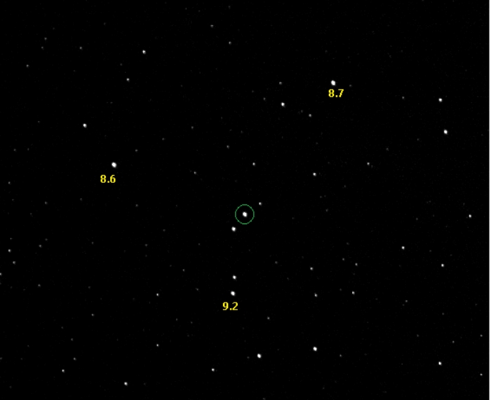 Chart - TV UMi, JD 2458926.24464