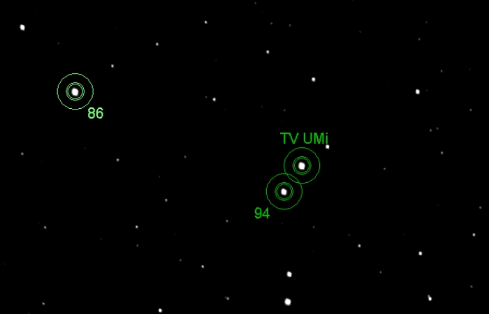 Chart - TV UMi, JD 2458965.31090