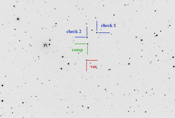 Chart - V1306 Her, JD 2459069.33679